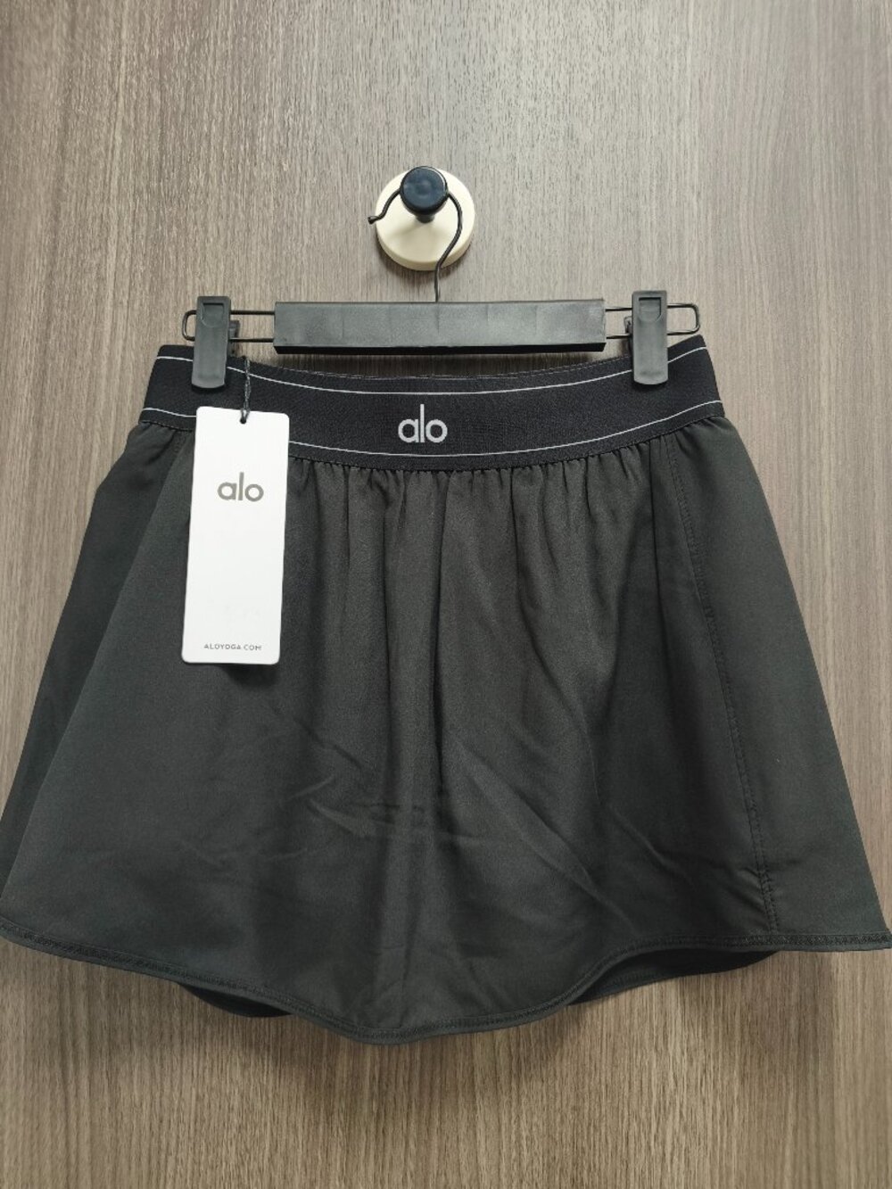 Alo Yoga Match Point Black Tennis Skirt💗Versatile sporty style🏃🏻‍NWT